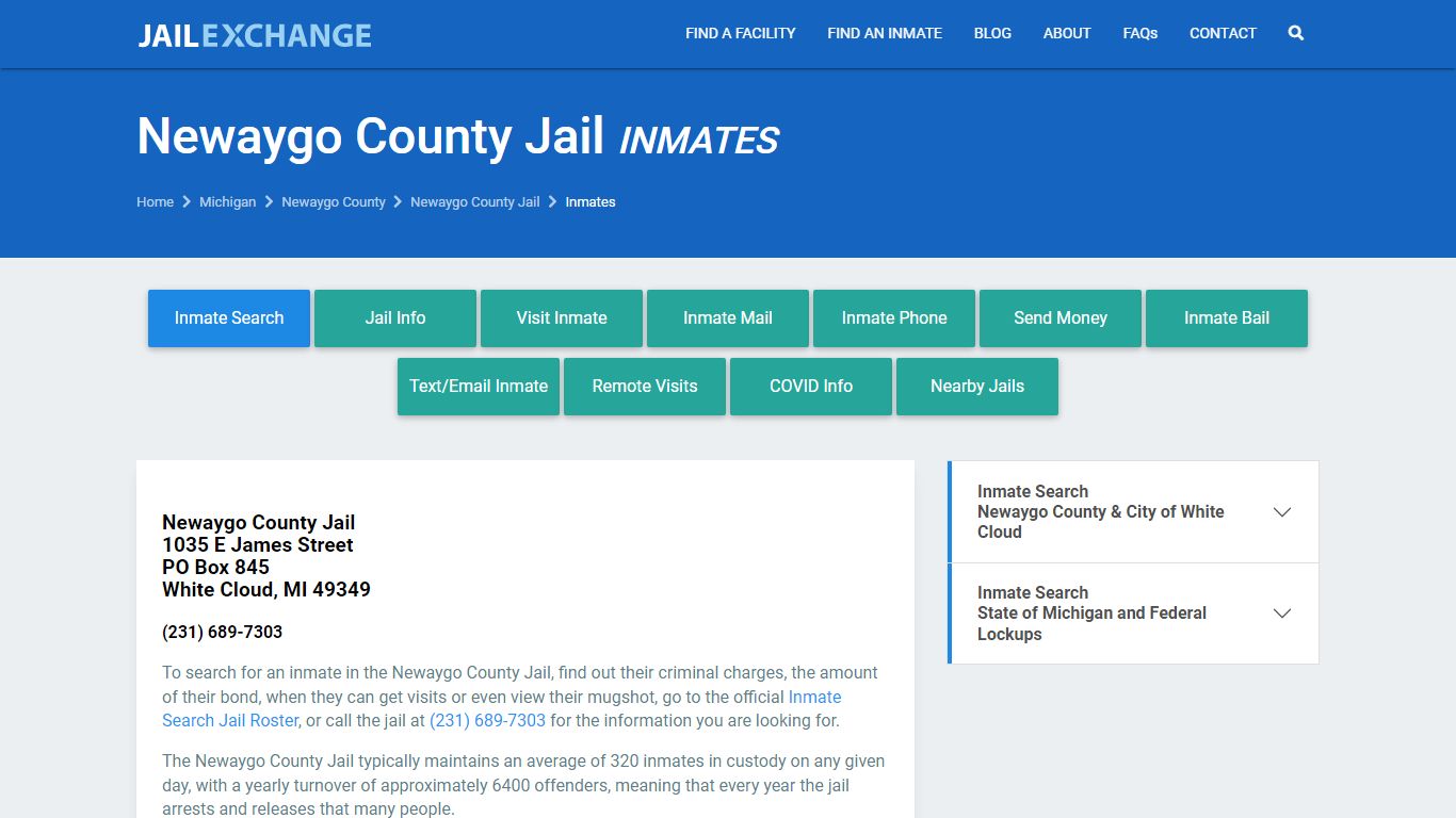 Newaygo County Jail Inmates | Arrests | Mugshots | MI